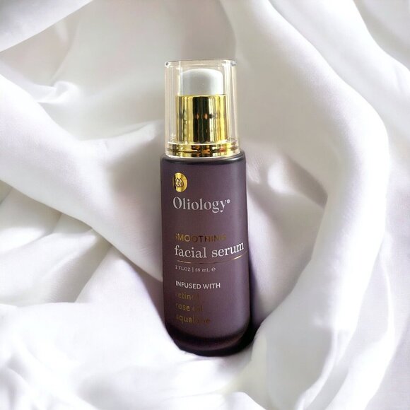 OLIOLOGY SMOOTHING FACIAL SERUM INFUSED RETINOL  &  ROSE OIL  SQUALANE 2 fl oz - Picture 1 of 2